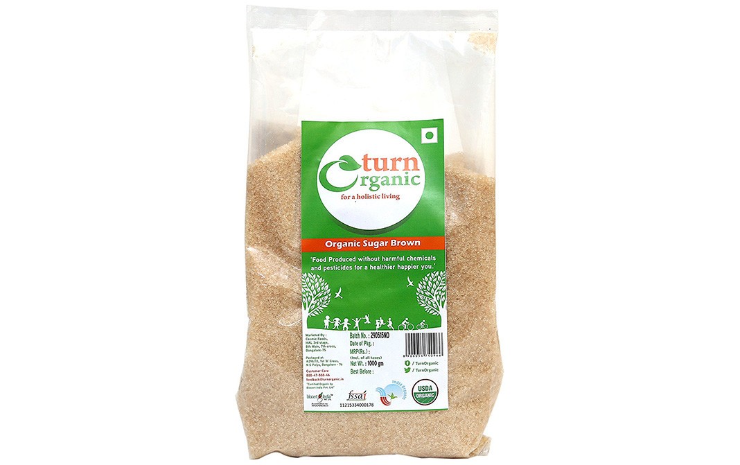 Turn Organic Sugar Brown    Pack  1 kilogram